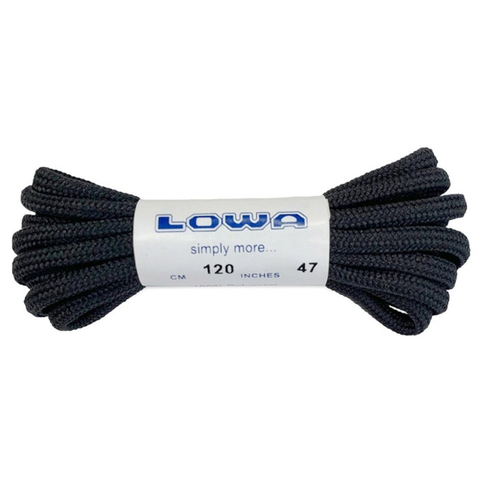 Шнурки LOWA Black ATC Lo 130cm 830585-9999
