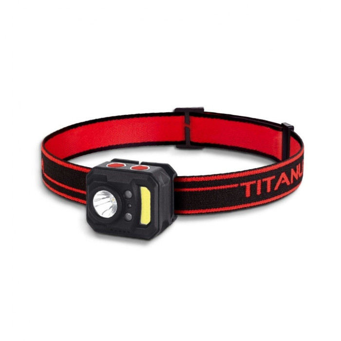 Ліхтар TITANUM Black LED налобний 250 Lm 6500K TLF-H05