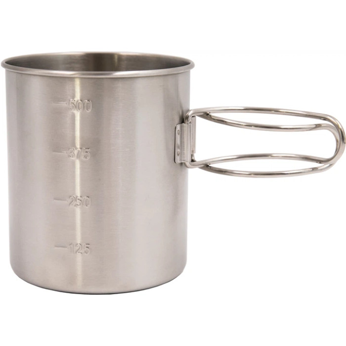 Кружка TRAMP Grey зі складними ручками 500 мл  UTRC-037-metal