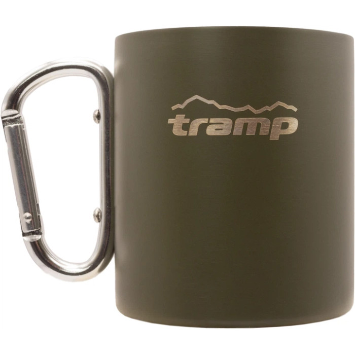 Термокружка TRAMP Olive з карабіном 350 мл  UTRC-122-olive