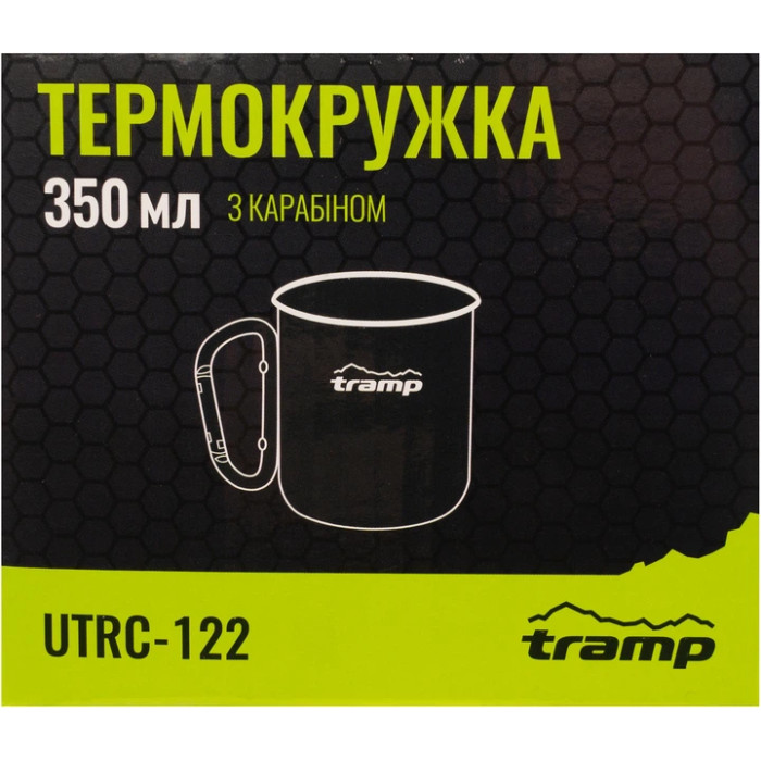 Термокружка TRAMP Olive з карабіном 350 мл  UTRC-122-olive