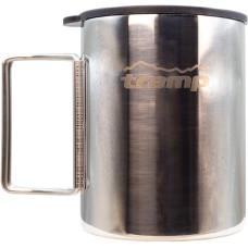 Термокружка TRAMP Grey 400 мл зі складними ручками та поїлкою UTRC-137-metal