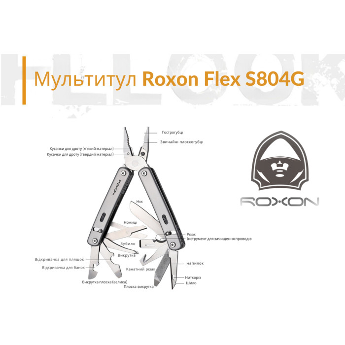 Мультитул ROXON FLEX S804G