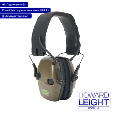 Навушники Howard Leight Olive Impact Sport R-02548