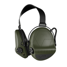 Активні навушники Sordin Supreme T2 Neckband із заднім тримачем під шолом - олива