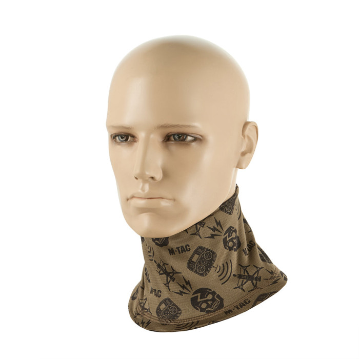 M-Tac шарф-труба мікрофліс Drone Pattern Tan L/XL