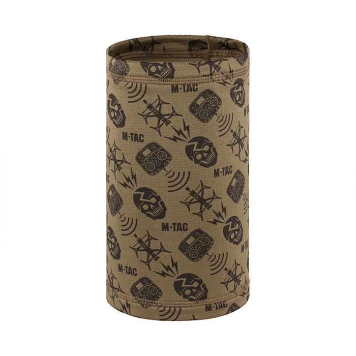 M-Tac шарф-труба мікрофліс Drone Pattern Tan L/XL