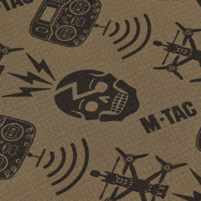 M-Tac шарф-труба мікрофліс Drone Pattern Tan L/XL