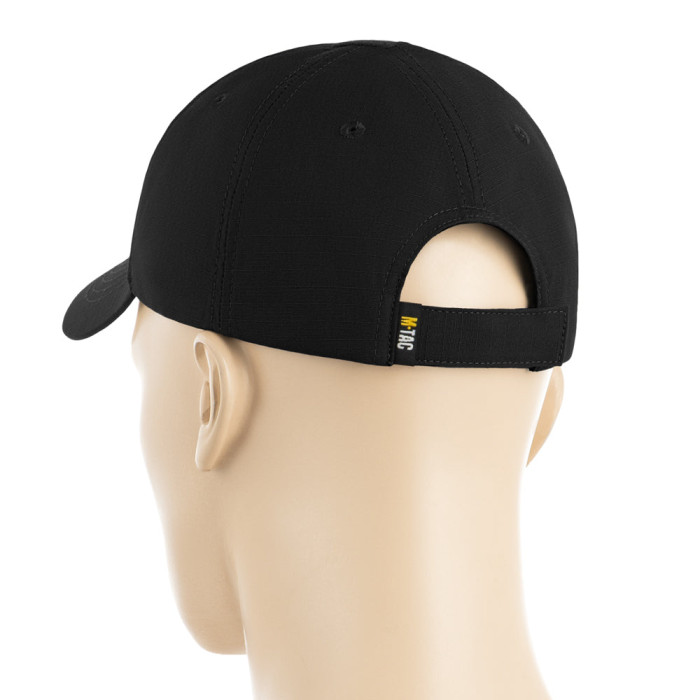M-Tac бейсболка тактична Elite Flex ріп-стоп Black S/M