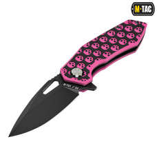 M-Tac ніж складний Type 12 Skull Black/Pink