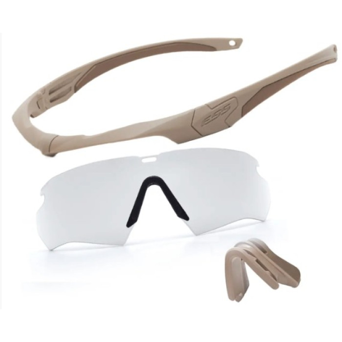 Окуляри ESS Tan захисні балістичні Crossbow One Terrain Tan EE9007-01