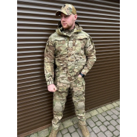 Штани тактичні з вставними наколінниками “YEVHEV” Gen-3 мультикам XL