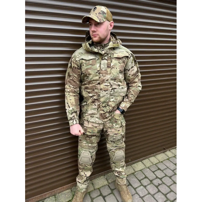 Штани тактичні з вставними наколінниками “YEVHEV” Gen-3 мультикам XL