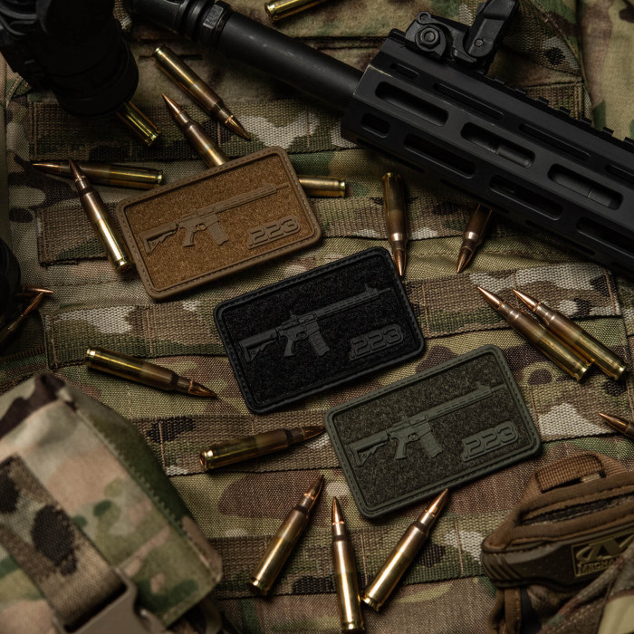 M-Tac нашивка AR-15 Velcro/PVC Coyote