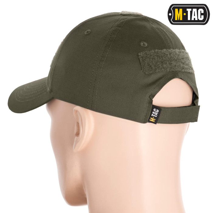 M-Tac бейсболка з липучкою Flex ріп-стоп Army Olive S/M