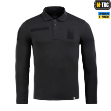 M-Tac поло тактичне довгий рукав 65/35 Black S