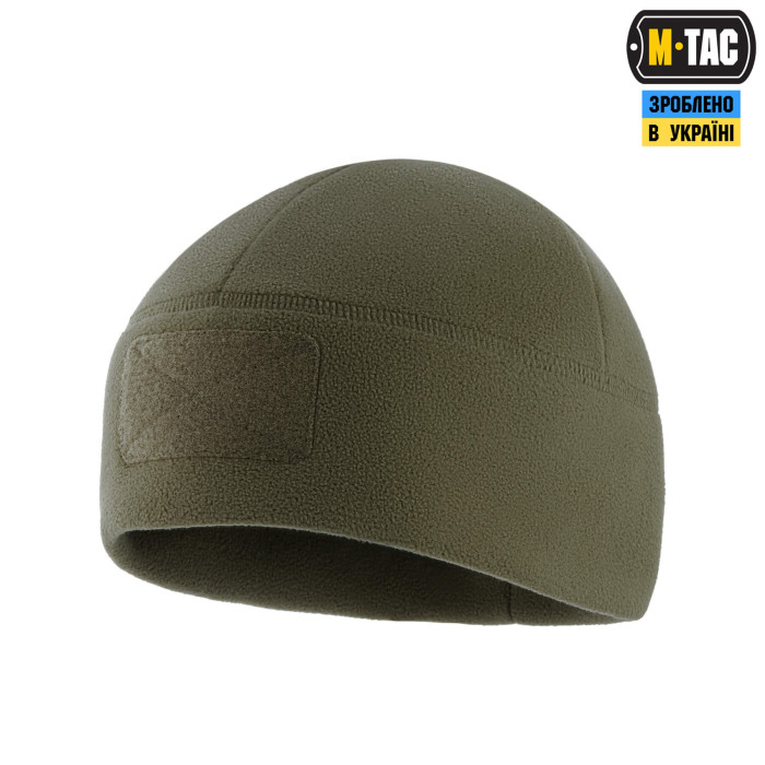 M-Tac шапка Watch Cap Elite фліс (320г/м2) з липучкою Dark Olive XL