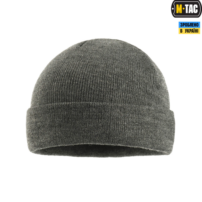 M-Tac шапка тонка в'язка 100% акрил Grey L/XL