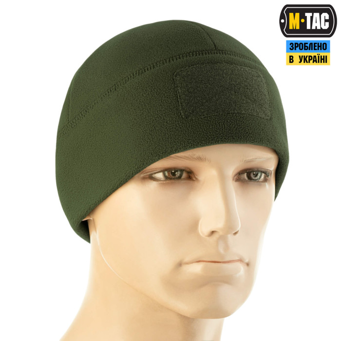 M-Tac шапка Watch Cap Elite фліс (320г/м2) з липучкою Army Olive L