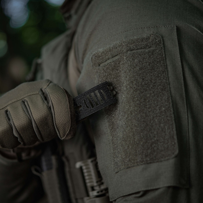 M-Tac нашивка група крові B (III) + наскрізна Laser Cut 25х80 Ranger Green
