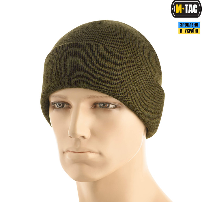 M-Tac шапка тонка в'язка 100% акрил Dark Olive S/M