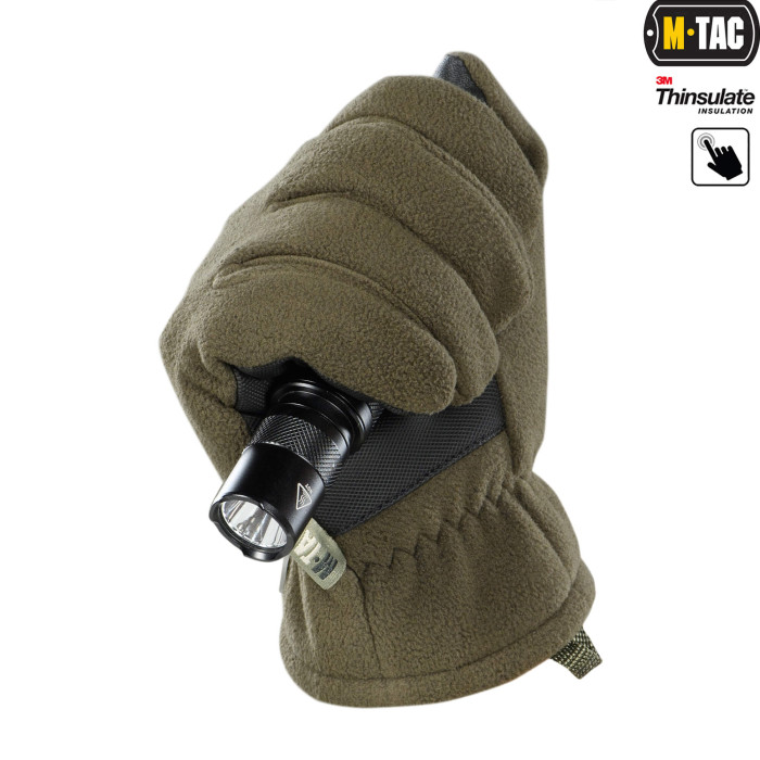 M-Tac рукавички Fleece Thinsulate Olive L