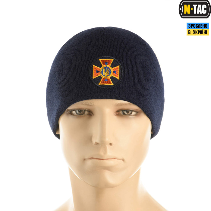 M-Tac шапка ДСНС тонка в'язка 100% акрил Dark Navy Blue S/M