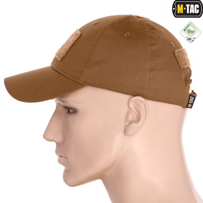 M-Tac бейсболка з липучкою Flex ріп-стоп Coyote Brown L/XL