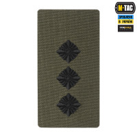 M-Tac погон на липучці Старший лейтенант (вишивка) Ranger Green