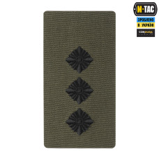 M-Tac погон на липучці Старший лейтенант (вишивка) Ranger Green