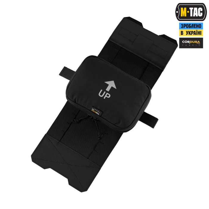 M-Tac підсумок медичний горизонтальний Large Elite Black