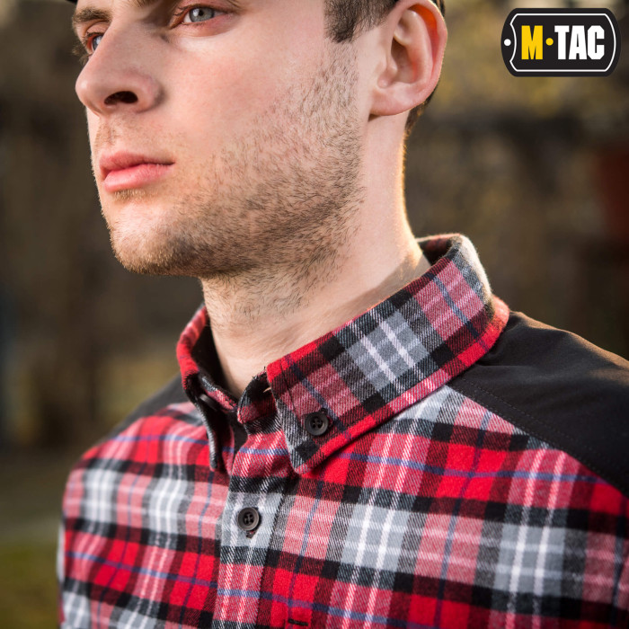 M-Tac сорочка Redneck Cotton Shirt Red M/L