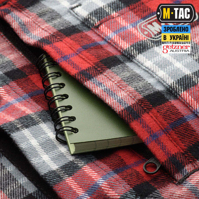 M-Tac сорочка Redneck Cotton Shirt Red M/L
