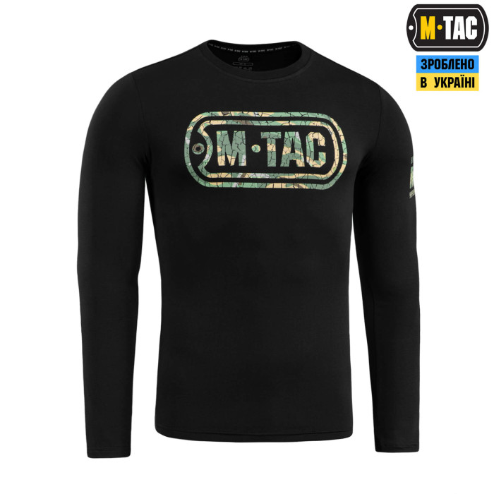 M-Tac футболка Logo довгий рукав Black M