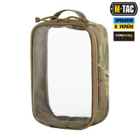 M-Tac органайзер утилітарний прозорий Elite Medium (26х11 см) Multicam