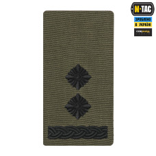 M-Tac погон на липучці Підполковник (вишивка) Ranger Green