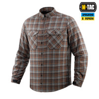 M-Tac сорочка Lumberjack Merino Cold Weather Gray/Brown L/R