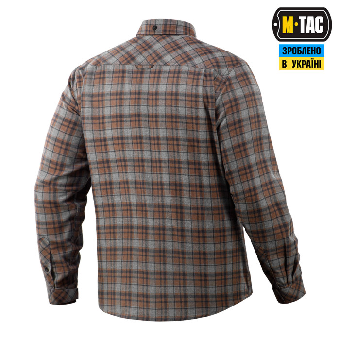 M-Tac сорочка Lumberjack Merino Cold Weather Gray/Brown 2XL/R