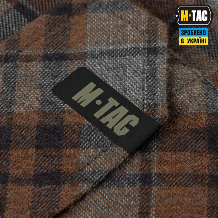 M-Tac сорочка Lumberjack Merino Cold Weather Gray/Brown 2XL/R