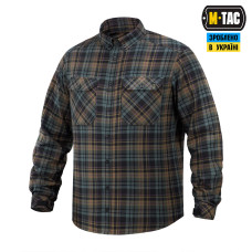 M-Tac сорочка Lumberjack Merino Cold Weather Blue/Yellow 2XL/L