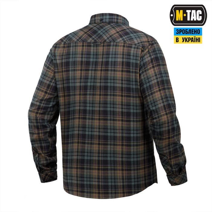M-Tac сорочка Lumberjack Merino Cold Weather Blue/Yellow XS/R