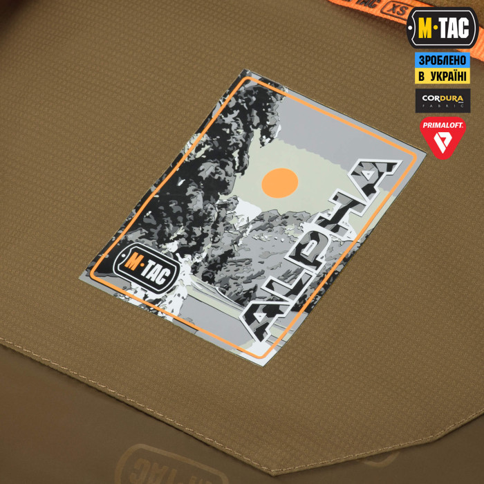M-Tac куртка зимова Alpha Gen.III Pro Primaloft Coyote Brown L/L