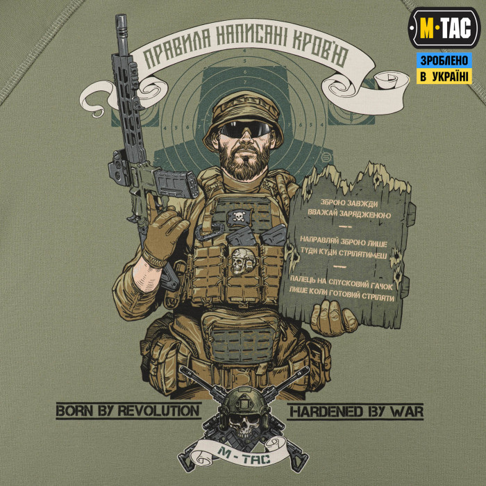 M-Tac реглан Заповіді стрільця Light Olive M
