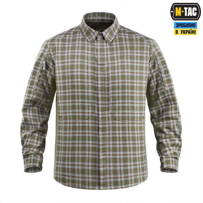M-Tac сорочка Tactical Cotton Shirt Olive/Grey L/R