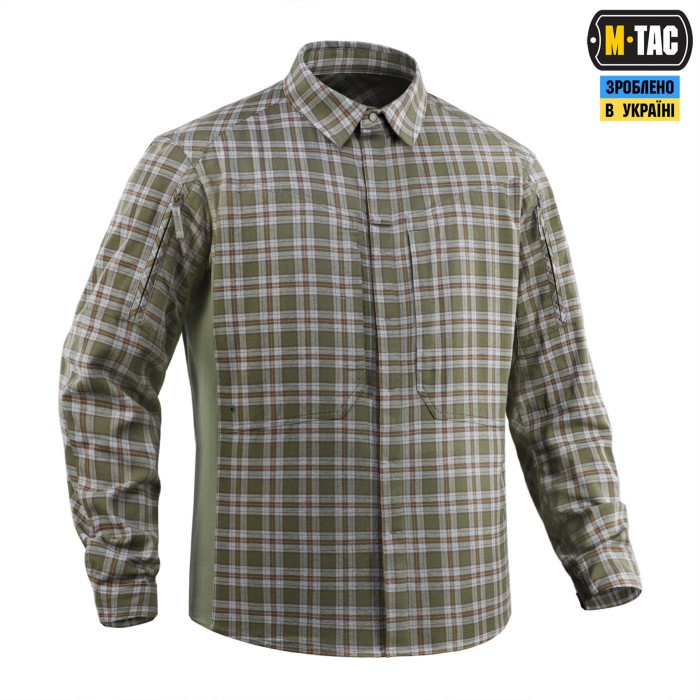M-Tac сорочка Tactical Cotton Shirt Olive/Grey L/R