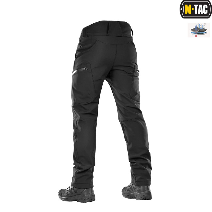 M-Tac штани Soft Shell Winter Black XS