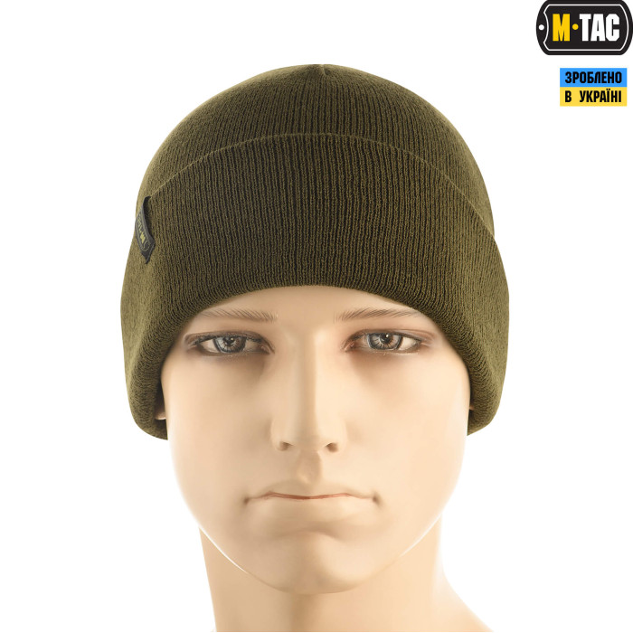 M-Tac шапка тонка в'язка 100% акрил Dark Olive S/M