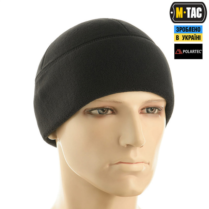 M-Tac шапка Watch Cap фліс Polartec Black L