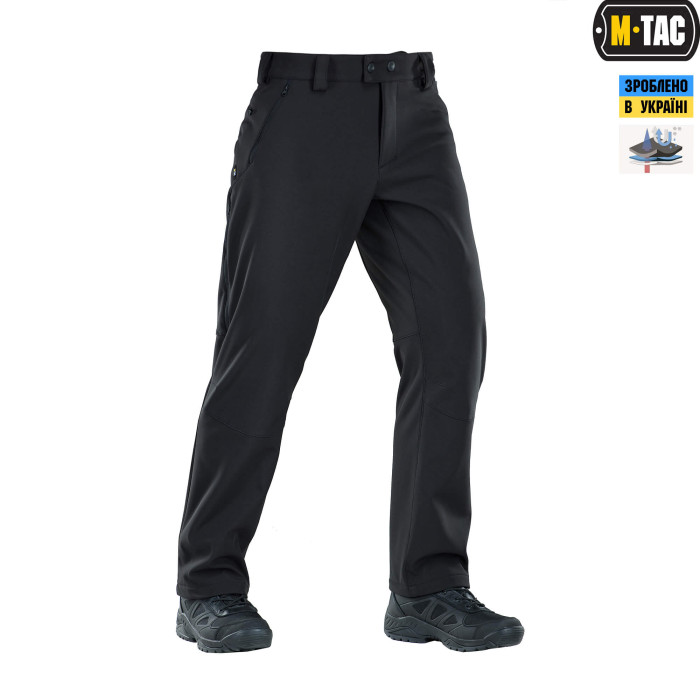 M-Tac штани Soft Shell Vent Black 34/30