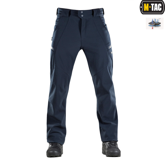 M-Tac штани Soft Shell Winter Dark Navy Blue L